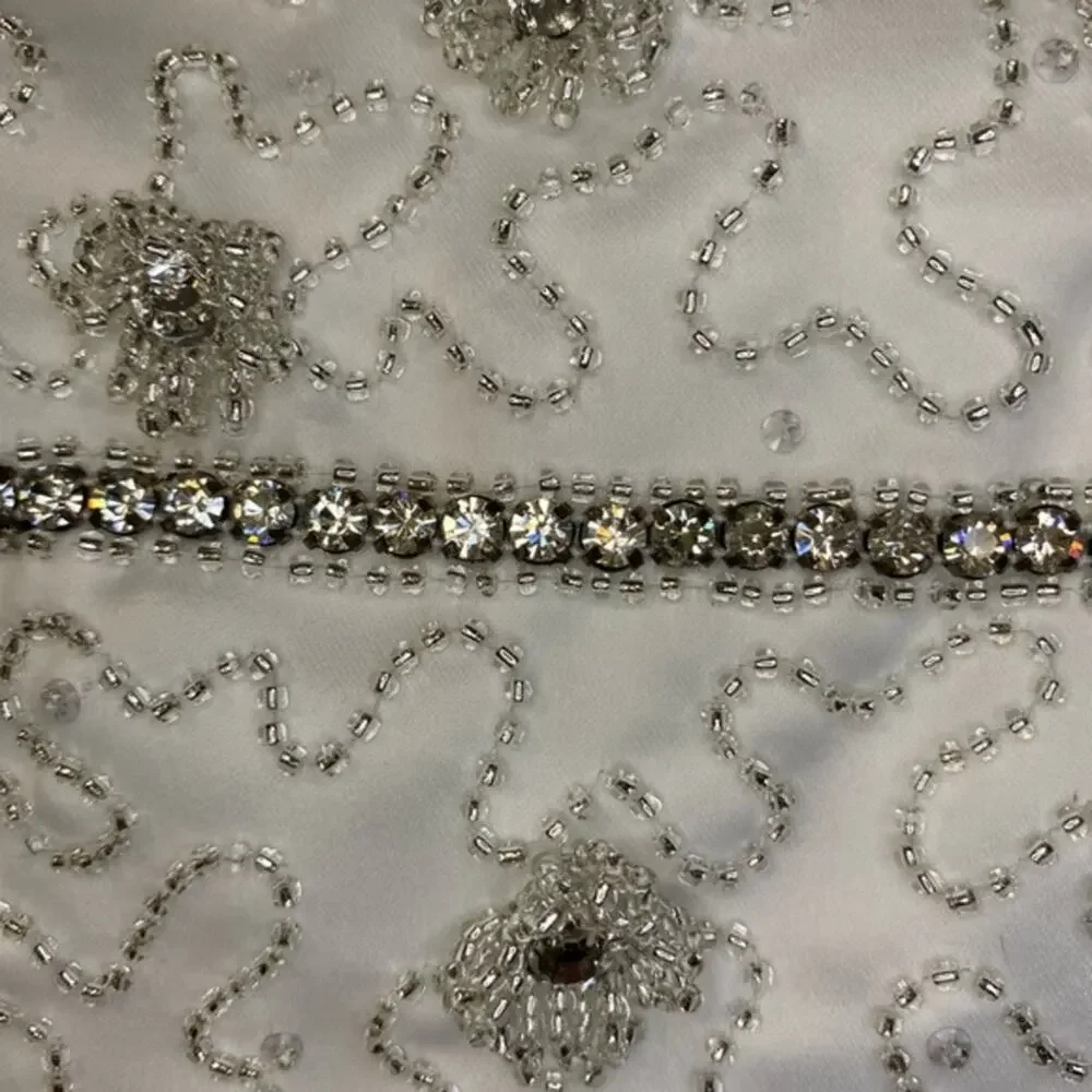 Betsey Johnson Women's Beaded Strapless Dress Size 6